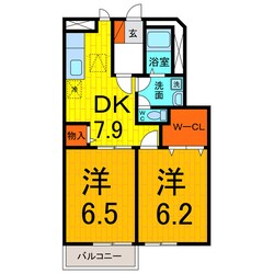 プチメゾンパールⅠの物件間取画像